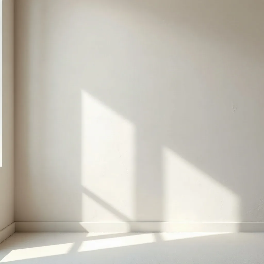 Parete rasata e liscia, pronta per la finitura decorativa